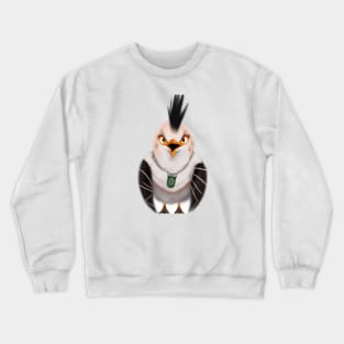 Cute Cuckoo Drawing Crewneck Sweatshirt